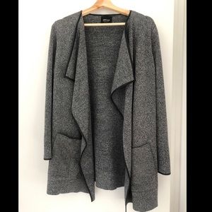 Zara piped trim cardigan